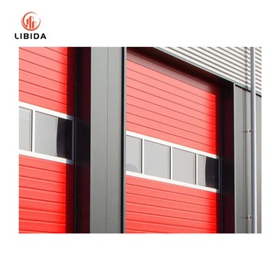 Sérsniðin rafmagns verksmiðja Sjálfvirk rúlla gluggahlerar vindþéttar iðnaðarhurð